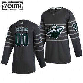 Minnesota Wild Trikot Custom Grau 2020 NHL All-Star Adidas Authentic - Kinder